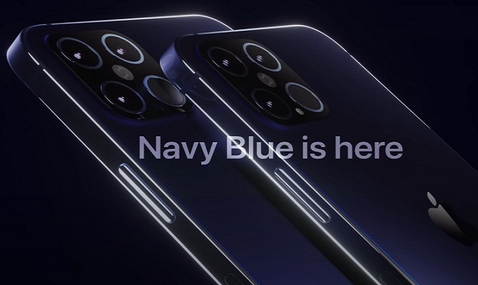 Nevy Blue iPhone