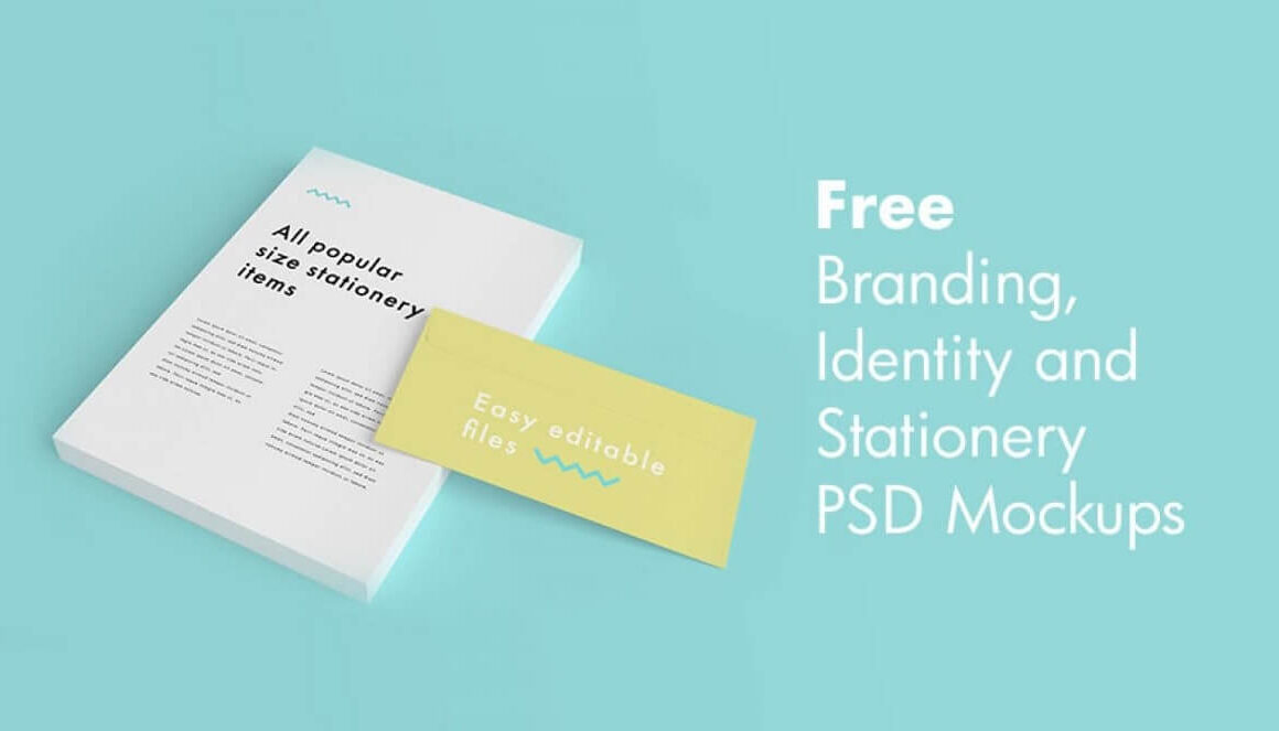 Free Branding Identity & Stationery PSD Mockups