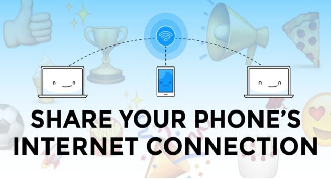 Share the Internet Connection of a Smartphone