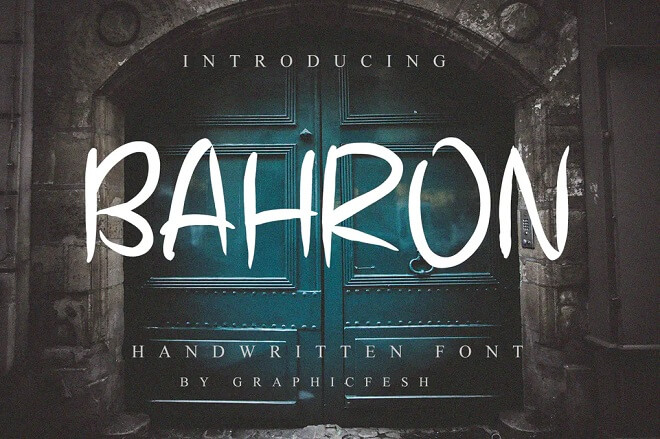 Bahron - Handwritten Font