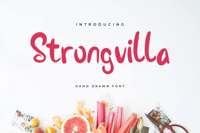 Stongvilla Brush Handwritten Font