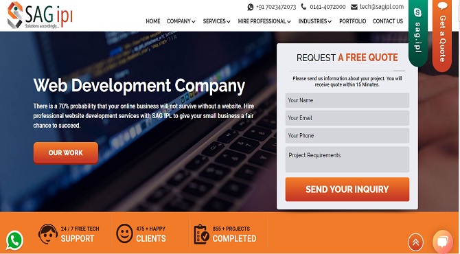 sagipl - Web Development Companies