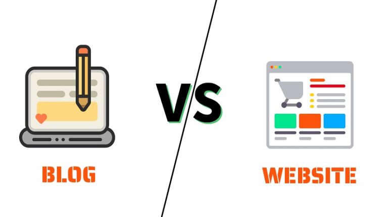 Blog vs Website