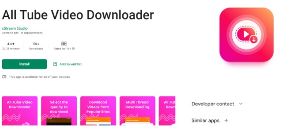 All Tube Video Downloaders