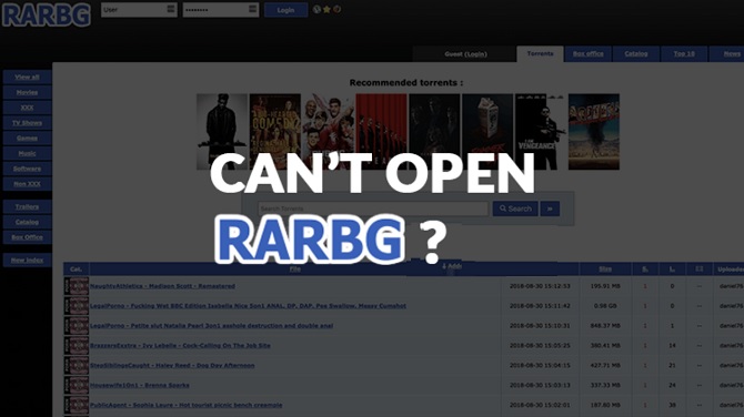 Why RARBG is blocked
