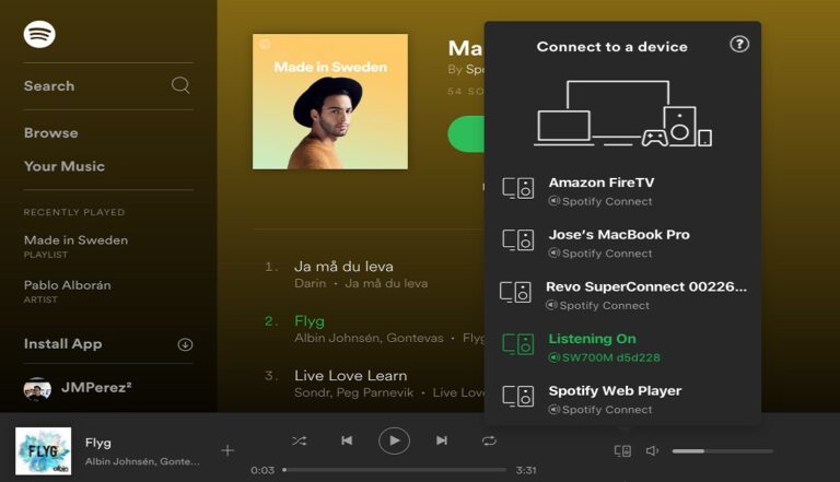 Spotify Web Player