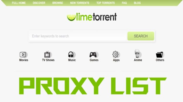 Limetorrents Proxy List