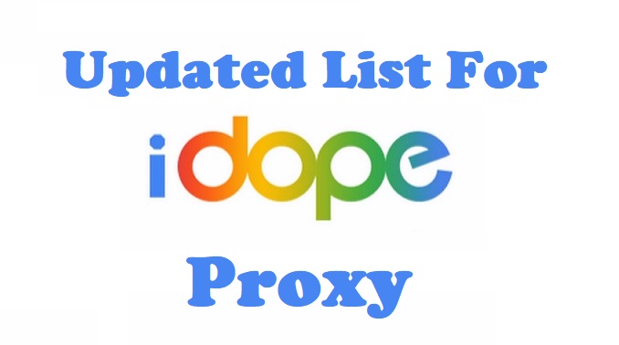 Updated List for iDope Proxy